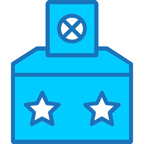 Voting box Generic Blue icon