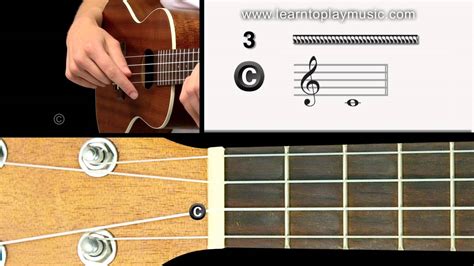 02 - Ukulele Tuning 3rd String (C Note) - YouTube