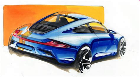 Landspeed Blog: Porsche 911 : Ben sketch, me at colors, home sketch ...