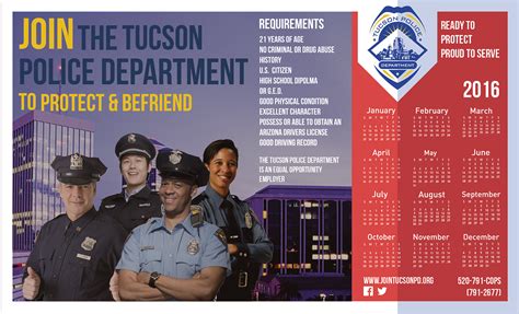 Tucson Police Department Recruitment Poster on Behance