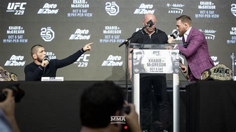 UFC 229: Khabib vs. McGregor New York press conference photos - MMA ...