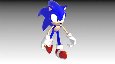 3d model sonic rigging