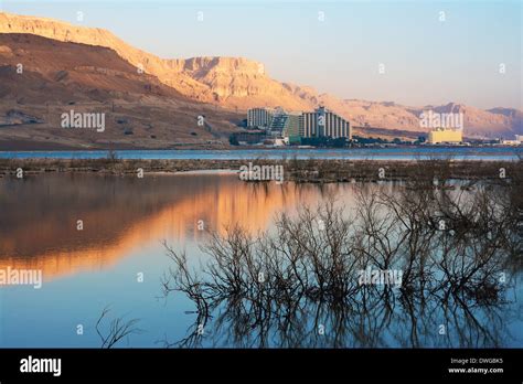 Dead sea hotels, Israel Stock Photo - Alamy