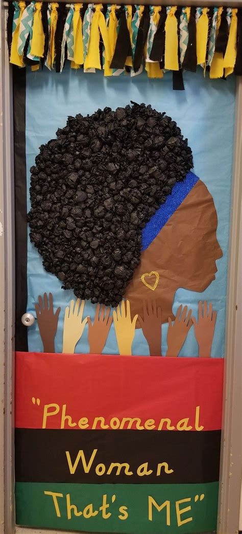 Pin by Tseals on classroom door | Black history month art, Black history month crafts, Black ...