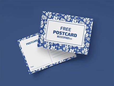 Free Postcard Mockup | Mockuptree