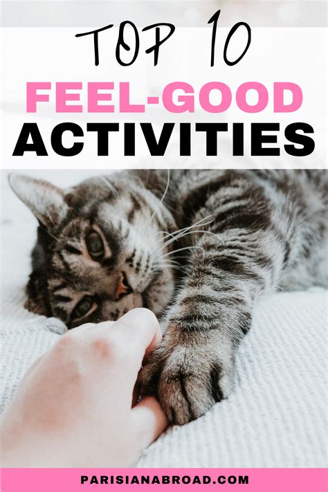 Top 10 Feel-Good Activities | Feel good, Feelings, Fun facts