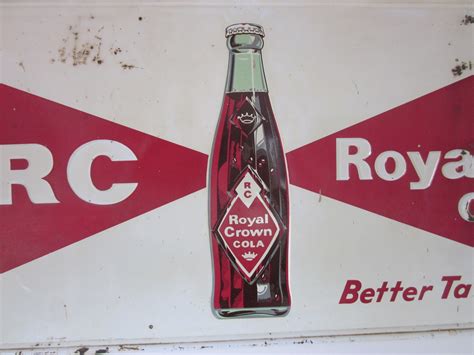 RC Royal Crown Cola Tin Sign...Embossed | Collectors Weekly