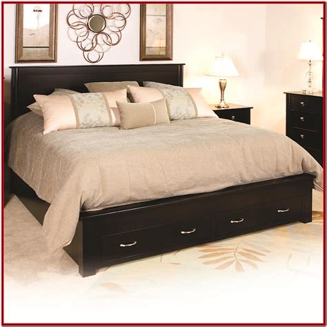 Queen Size Bed Frame With Drawers Plans - Bedroom : Home Decorating ...