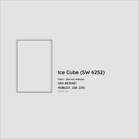 Sherwin Williams Ice Cube (SW 6252) Paint color codes, similar paints and colors - colorxs.com