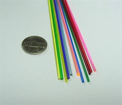 1/16" Colored Acrylic Rod Assortment: Delvie's Plastics Inc.