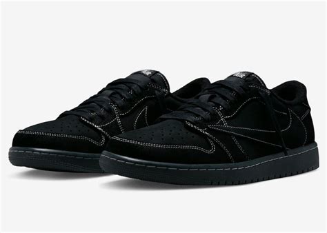 Travis Scott x Air Jordan 1 Low Black Phantom DM7866-001 Release Date ...