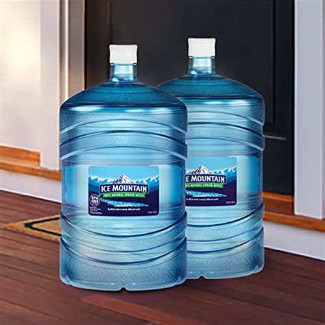 Ice Mountain Natural Spring Water - Two Bottle Bundle (5-Gallons each bottle) Plastic | Pricepulse