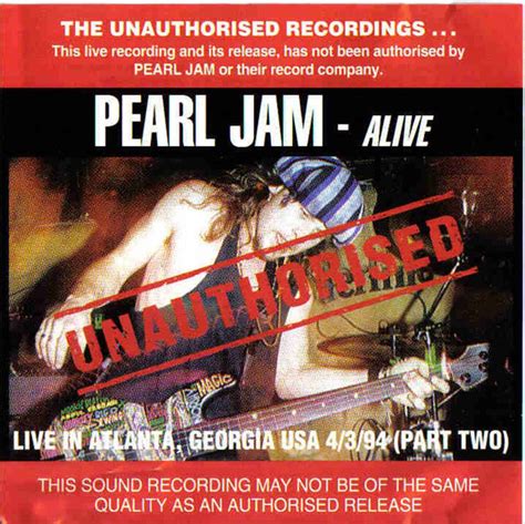 Pearl Jam – Alive (1994, CD) - Discogs