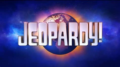 The TV game show Jeopardy's new logo features the Earth surrounded in ...