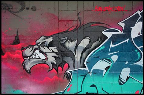 Baggrunde : illustration, gade, tegneserie, grafisk design, ulv, graffiti, Paris, gadekunst ...