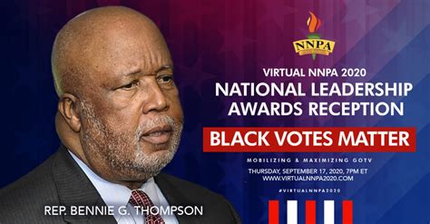 Mississippi Congressman Bennie Thompson Honored with NNPA 2020 National ...