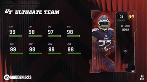 Zirksee🍽️ on Twitter: "Best QB In Madden 23. All team chems+2 0APS"