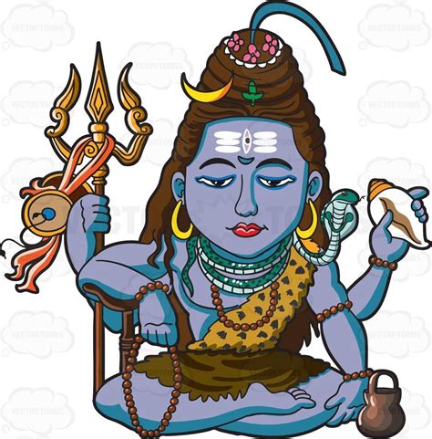 How To Draw Shiva Cartoon at How To Draw