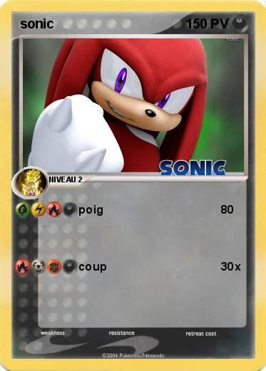 Pokémon sonic 900 900 - poig - Ma carte Pokémon