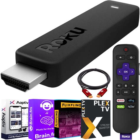 Roku Streaming Stick 3800XB Refurbished + Voice Remote w/ TV Controls Software Bundle - Walmart.com