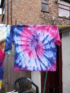 Tie Dye Tee | One of five tie-dyed shirts we made today. | Giles Williams | Flickr