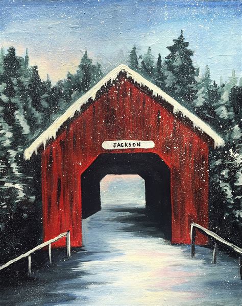 Pin by Theresa Hollister on Art & crafts | Barn painting, Christmas ...