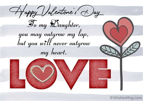 Valentine Daughter Quotes, Valentines Quotes For Family, Happy Valentines Day Wishes, Birthday ...