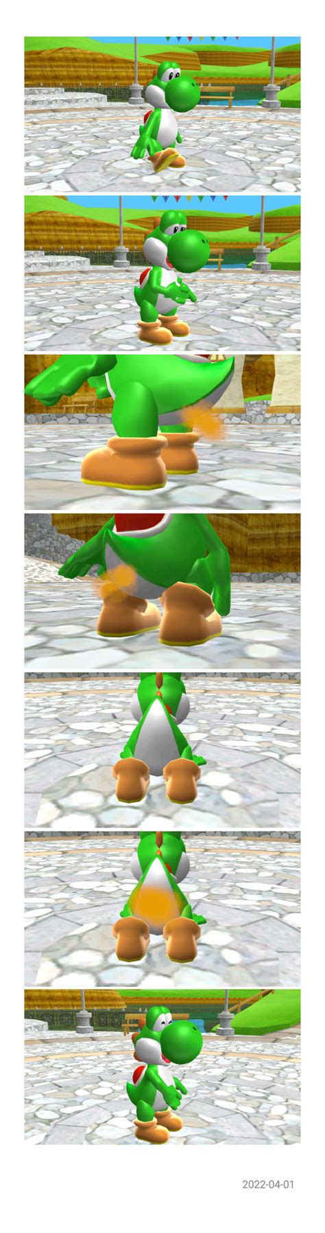 Yoshi farting by sandi130201 on DeviantArt