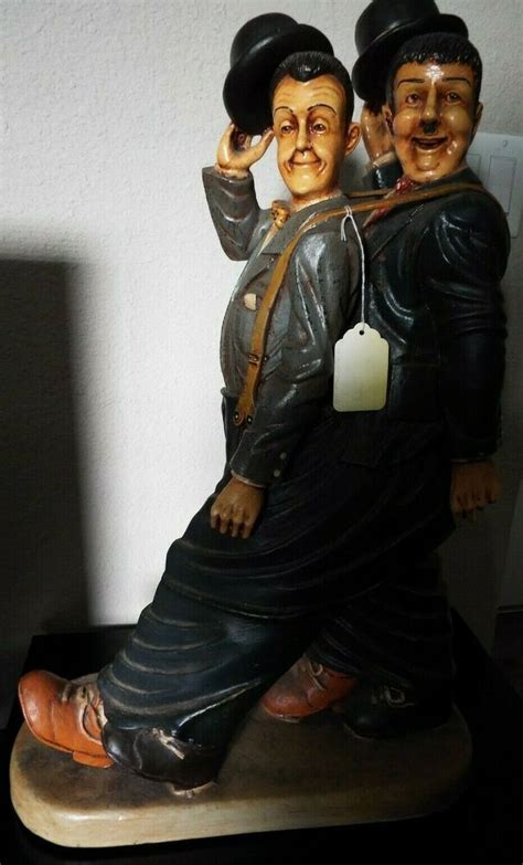 Extremely Rare! Laurel & Hardy Big Figurine Statue 31 inches tall! in 2020 | Laurel and hardy ...