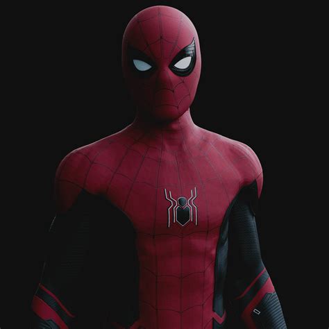 Tom Holland Spider-Man 3d render 2 by Ugo9p1 on DeviantArt