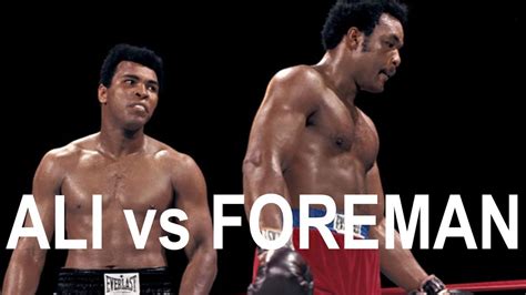 Muhammed Ali vs George Foreman Full Fight - The Rumble in the Jungle - YouTube