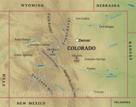 Colorado map | Colorado map, Colorado, Map