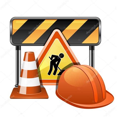 Road construction — Stock Vector © uropek8 #71415113