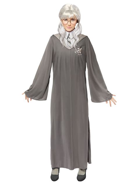 Adults Moaning Myrtle Fancy Dress Hogwarts Ghost Costume Harry Potter Womens | eBay