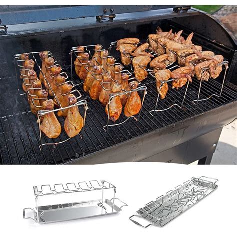 Grill Stand Tools Rib Rack Grill Ribs Stand Chicken Wing Roasting Chicken Rack - Buy Grill Stand ...