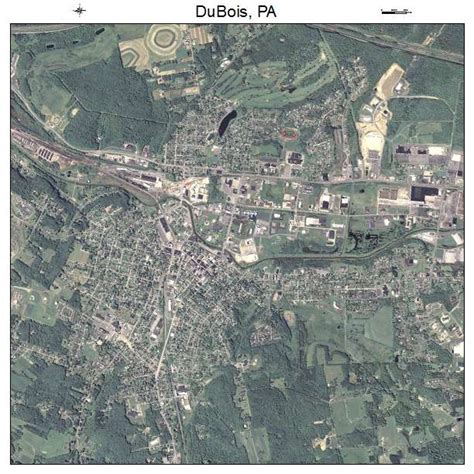 Aerial Photography Map of DuBois, PA Pennsylvania