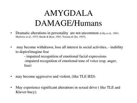 PPT - AMYGDALA PowerPoint Presentation - ID:272856