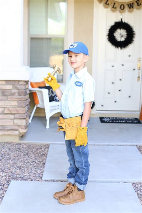 Halloween: DIY Fix It Felix Jr Costume from Disney Wreck It Ralph - See Vanessa Craft