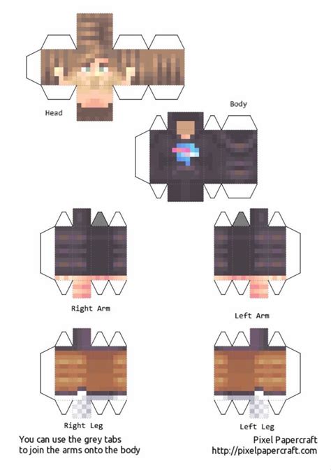 Mr beast pixel papercraft | ตุ๊กตากระดาษ