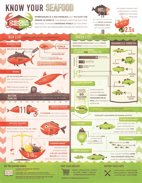 Know Your Seafood Infographic – One World One Ocean