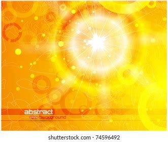 Yellow Summer Background Stock Vector (Royalty Free) 74596492 ...