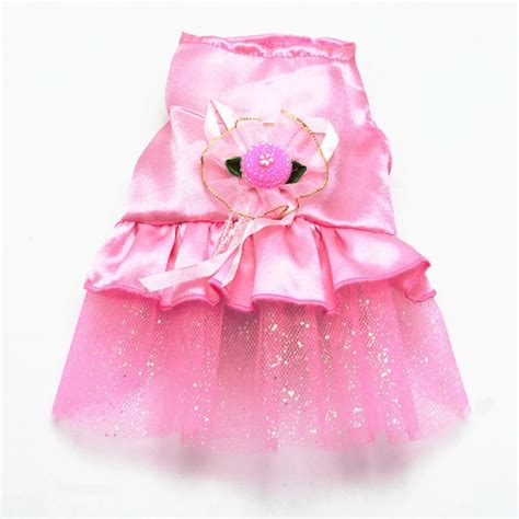 Summer Pet Mini Lace Dress Dogs Princess Dresses Wedding Dress For ...