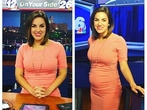 Pregnant news anchor – Telegraph