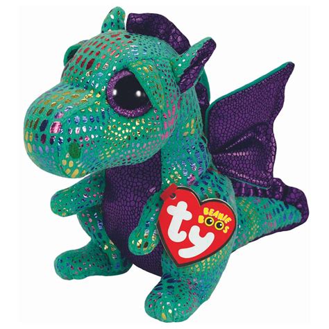 TY Beanie Boos Cinder the Dragon Regular – The Spotty Bag Shop