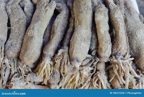 Pickled Radish Chinese Style at Market Stock Photo - Image of material ...