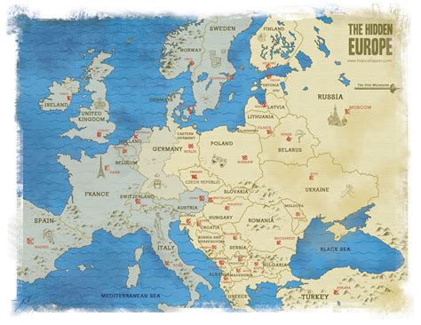 Map of Eastern Europe