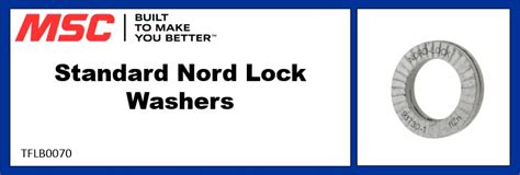 Standard Nord Lock Washers – MSC