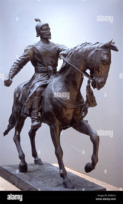 Metal Statue of Shivaji Maharaj on horse Kalyan Maharashtra India Stock Photo: 5310738 - Alamy