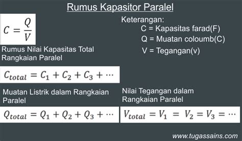 Contoh Soal Kapasitor Paralel dengan Pembahasan - tugassains.com