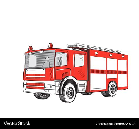 Fire truck Royalty Free Vector Image - VectorStock